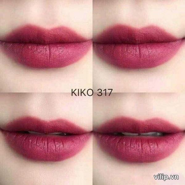 Son KiKo Velvet Passion 317Son KiKo 317 lựa chọn hoàn hảo cho phái nữ