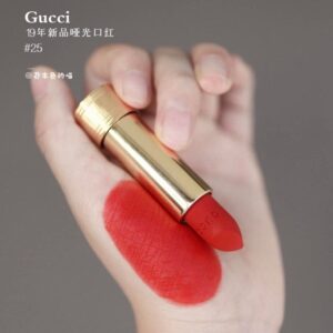 Son Li Gucci Rouge A Levres Voile Mat Mau 25 Goldie Red.22