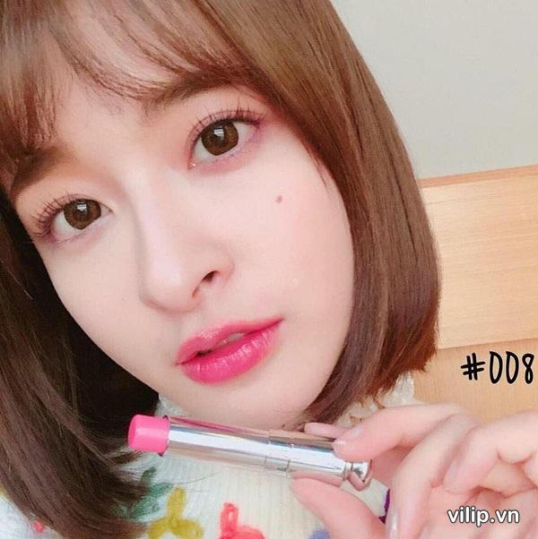 Son Dior Addict Lip Glow Mau Ultra Pink 008–Mau Hong Dau 2