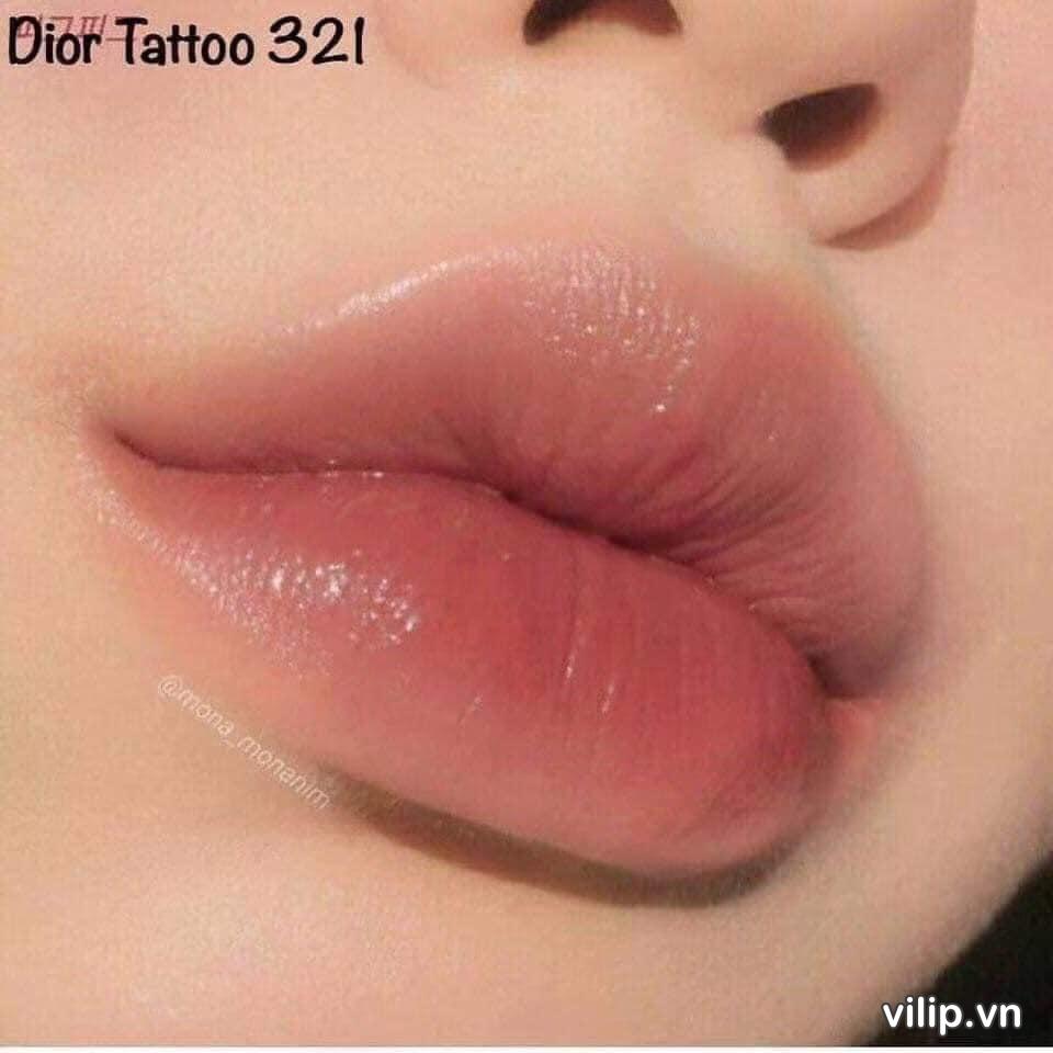 Son Dior Addict Lip Tattoo 321 Natural fullbox  Màu Hồng Đất  Vilip Shop   Mỹ phẩm chính hãng
