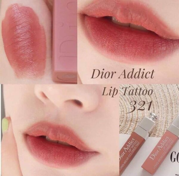 Son Dior Addict Lip Tattoo 321 Natural Fullbox – Màu Hồng Đất 33