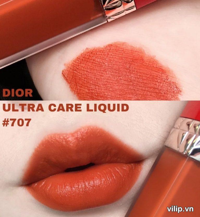 Son Dior Kem Rouge Ultra Care Liquid Matte 707 Bliss (full Box) – Màu Cam Đất 5