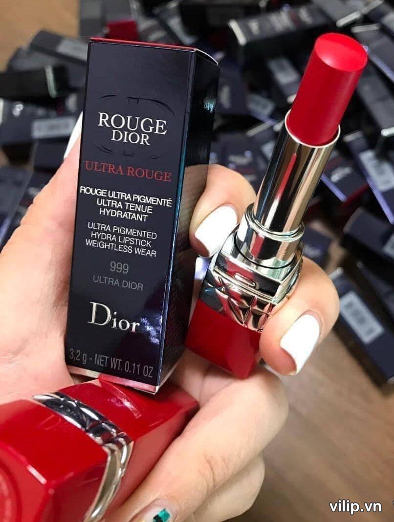 Son Dior Rouge Dior Ultra Rouge Màu 999 Thiet Ke