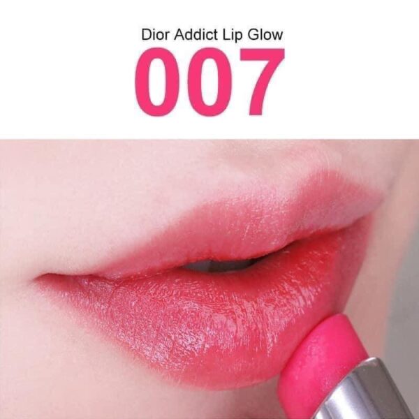 Son Dưỡng Dior Addict Lip Glow Màu Raspberry 007 – Màu Hồng Cánh Sen 36