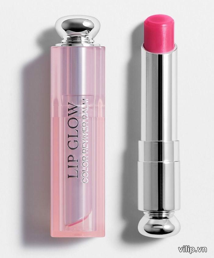 Son Dưỡng Dior Addict Lip Glow Màu Raspberry 007 – Màu Hồng Cánh Sen 50
