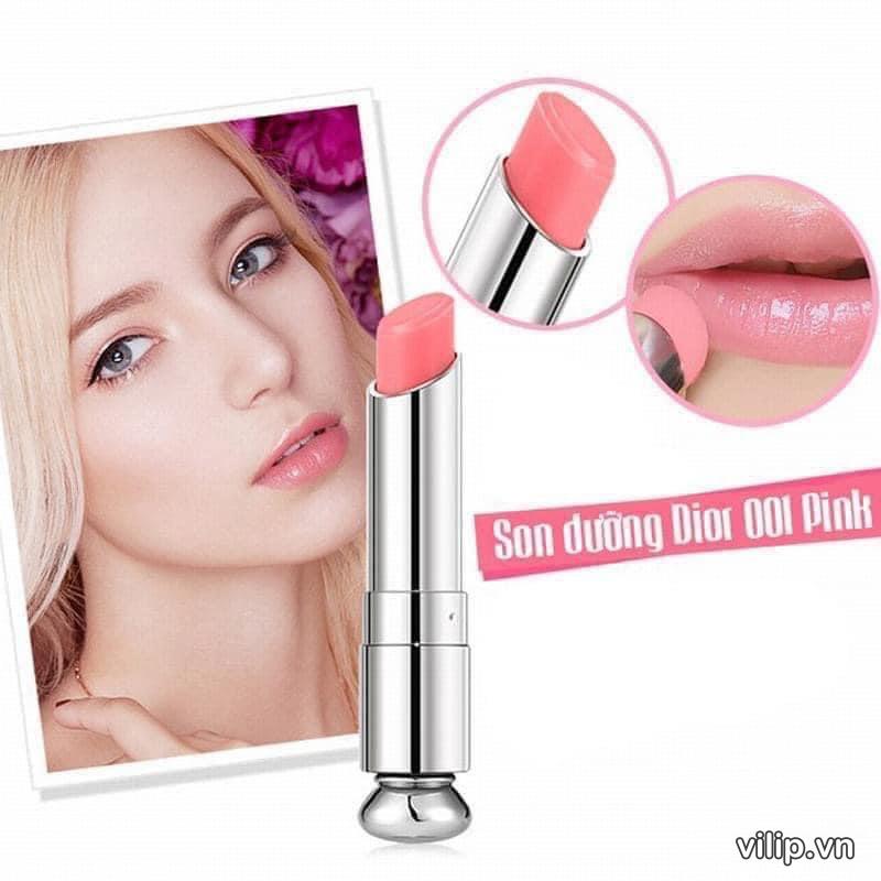 Son Duong Dior Addict Lip Glow Pink 001 – Màu Hòng Nhẹ 2
