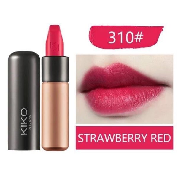 Son KiKo Velet Passion Matte Lipstick Strawberry Red 310 – Mau Dỏ Hòng 1