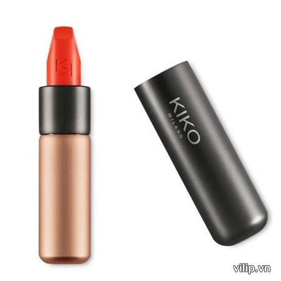 Son Kiko Velet Passion Matte Lipstick Tulip Red 309 – Màu Đỏ Cam Dd