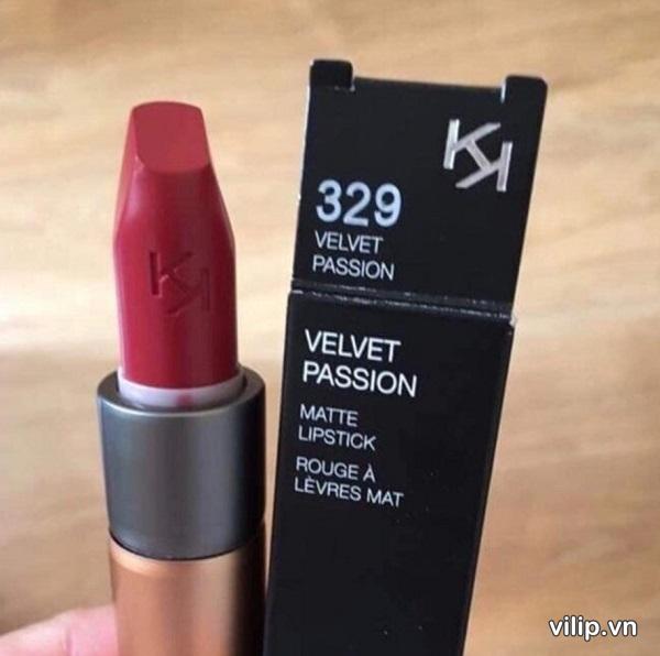 Son KiKo Velvet Passion Matte Lipstick 329 Presian Red – Do Dat 3