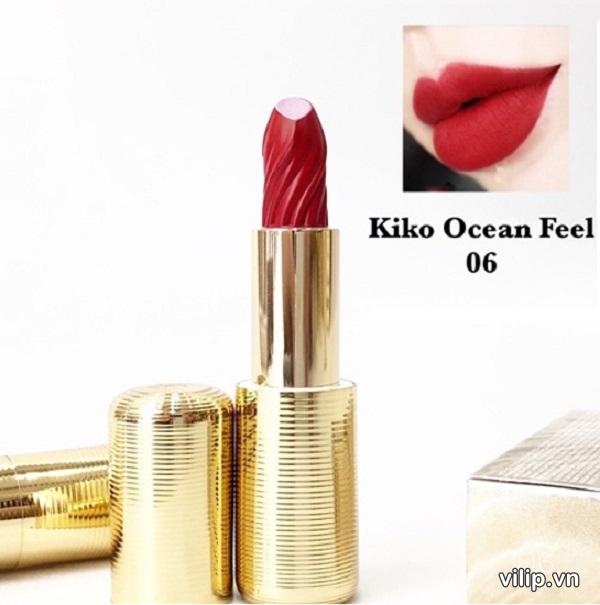 Son Kiko Ocean Feel Lipstick Feel Red 06–Mau Do Tuoi 8