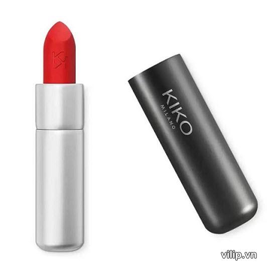 Son Kiko Powder Power Lipstick Amaranth 10 – Màu Đỏ Hồng Dd