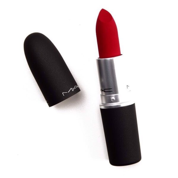 Son Mac Powder Kiss Lipstick 935 Ruby New Màu Đỏ Thuần 10