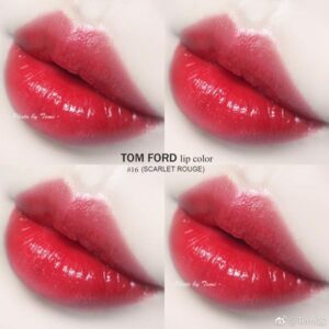 Son Tom Ford Lip Color Lipstick 16 Scarlet Rouge – Màu Đỏ Tươi | Vilip Shop  - Mỹ phẩm chính hãng