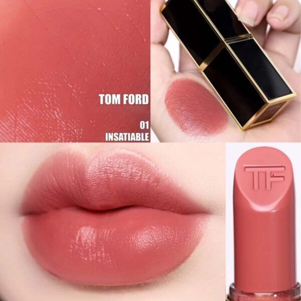 Son Tom Ford Lip Color Matte 01 Insatiable – Màu Hồng Cam 15