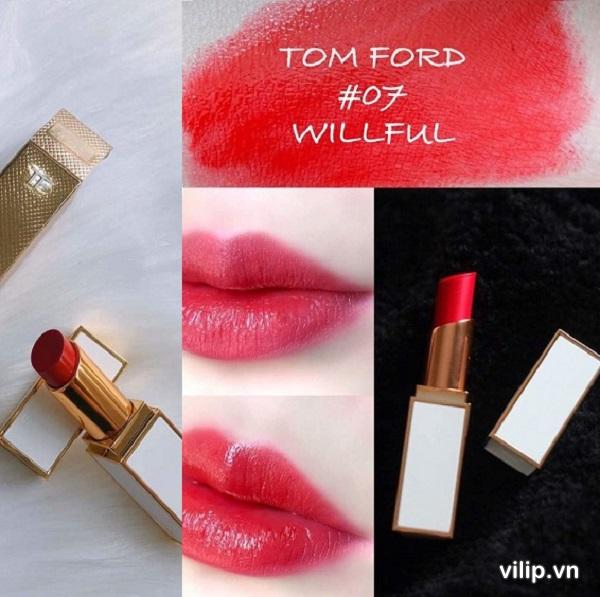 Son Tom Ford Ultra Shine Lip Color WillFul 07 – Màu Đỏ Hồng Đào | Vilip  Shop - Mỹ phẩm chính hãng