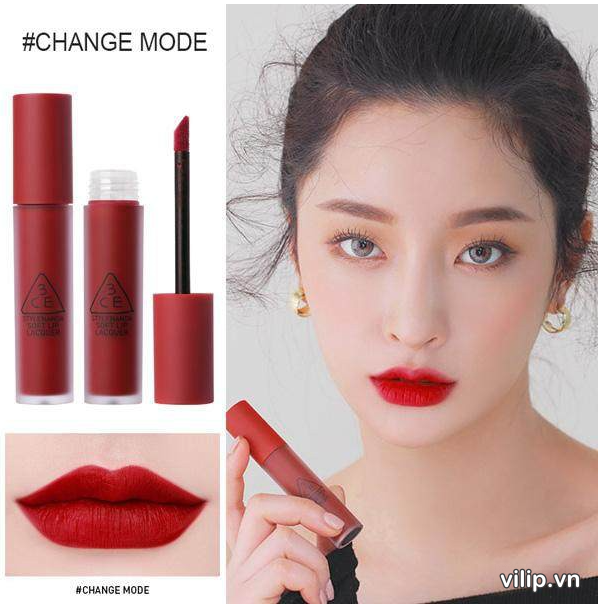 Son 3CE Soft Lip Lacquer Change Mode – Mau Do Thuan 1