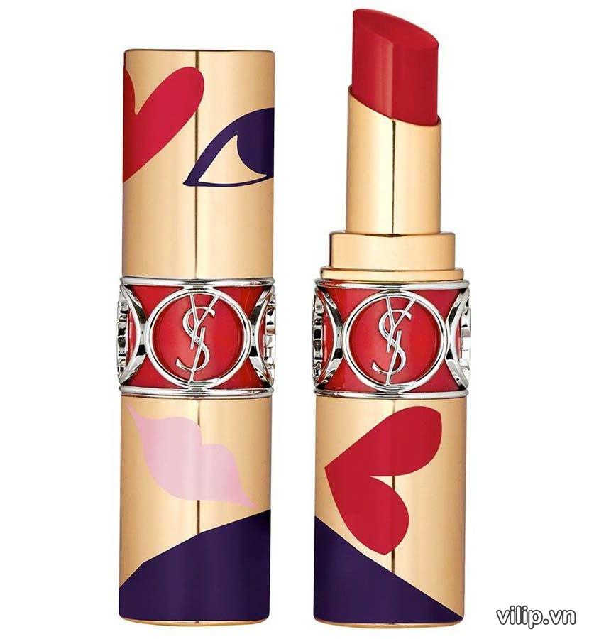 Son Ysl Rouge Volupte Shine Collector I Love You Light Me Red 119 (bản Giới Hạn) 35