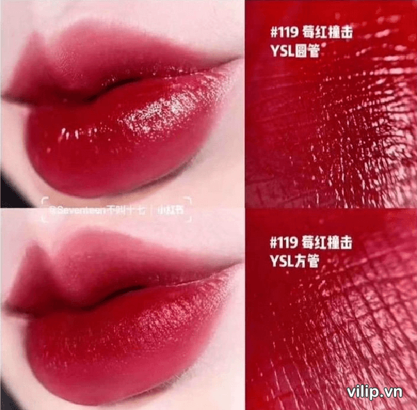 Son Ysl Rouge Volupte Shine Collector I Love You Light Me Red 119 (bản Giới Hạn) 37