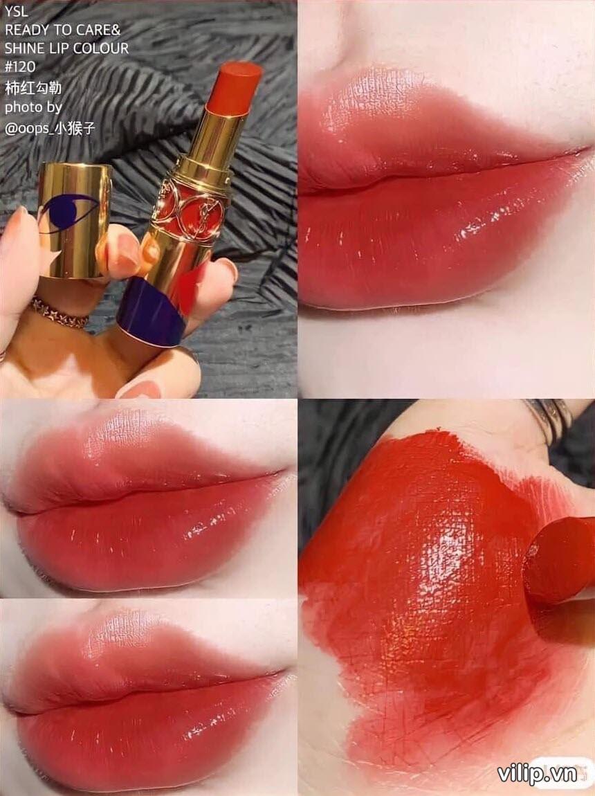 Son Ysl Rouge Volupte Shine Collector I Love You Take My Red Away 120 (bản Giới Hạn) 33