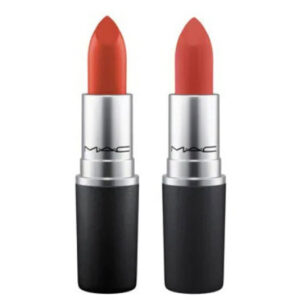Set Son Mac Brick Red Lipstick Duo (mac Matte Marrakech, Mac Powder Kiss Devoted To Chili) – Màu Đỏ Nâu, Đỏ Đất Dd