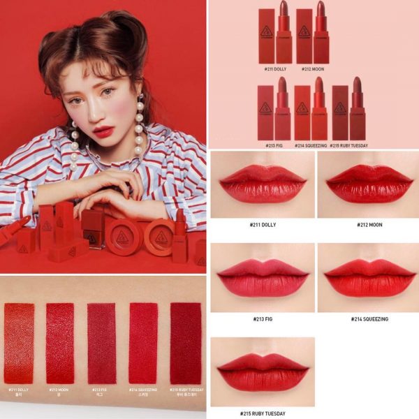 Son 3CE Red Recipe Lip Color 213 – Mau Do Hong 13