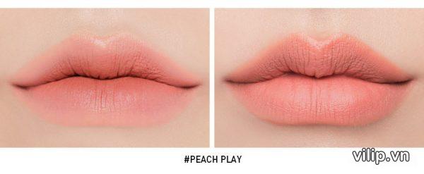 Son 3CE Slim Velvet Lip Color Peach Play New 2019 Mau Hong Cam 3