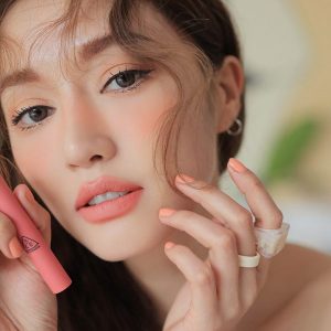 Son 3CE Slim Velvet Lip Color Peach Play New 2019 Mau Hong Cam 4