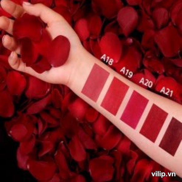 Son Black Rouge Air Fit Velvet Tint A20 Girl Crush Rose - Màu Hồng Đỏ