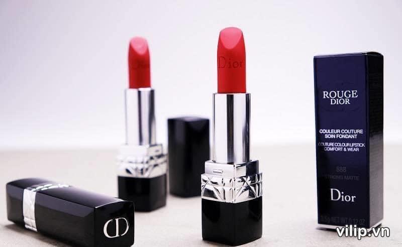 Son Dior Rouge Dior Strong Matte 888 Màu Đỏ Cam  28