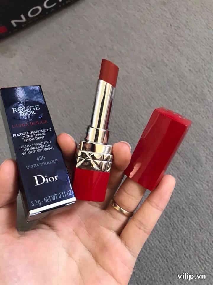 Son Dior Ultra Rouge 436 Vỏ Đỏ – Màu Đỏ Gạch 53