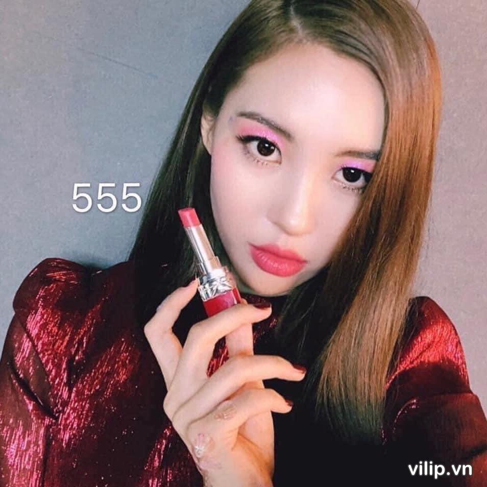 Review Son Dior Ultra Rouge 555 Vỏ Đỏ  Hồng San Hô Điệu Đà