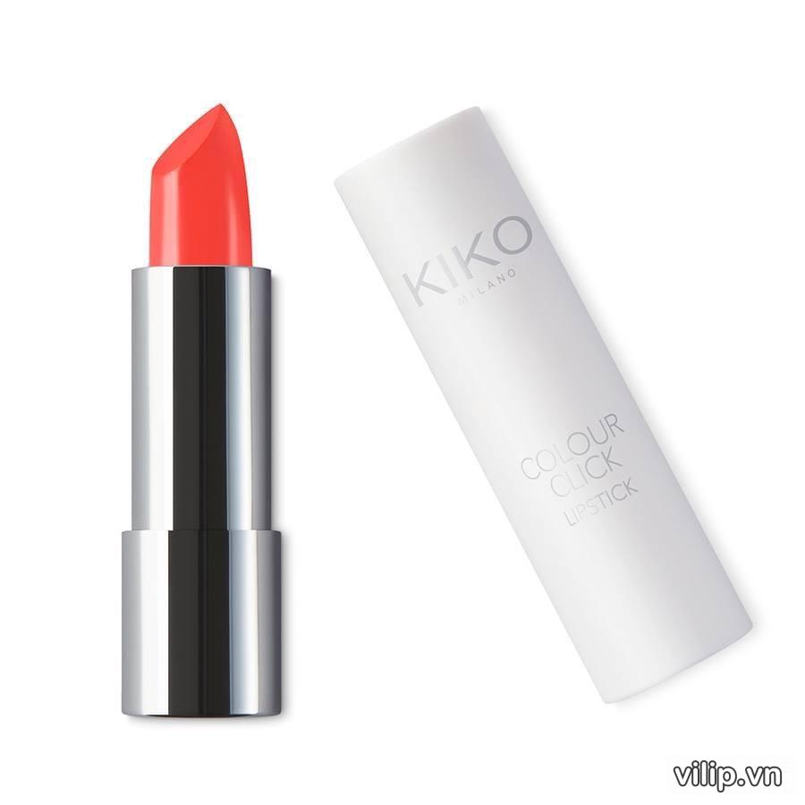 Son Kiko Colour Click Lipstick 02 Fantastic Coral – Mau Cam Hong