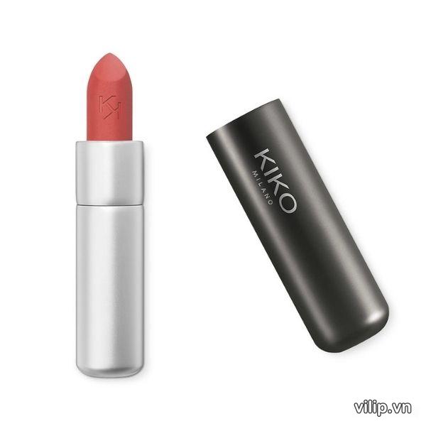 Son Kiko Powder Power Lipstick Cerise 08 - Màu Đỏ San Hô