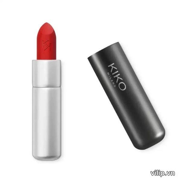 Son Kiko Powder Power Lipstick Scarlet Rose 11 - Màu Đỏ Lạnh