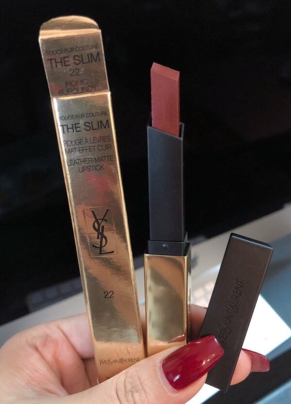 Son Ysl Rouge Pur Couture The Slim Ironic Burgundy 22 42