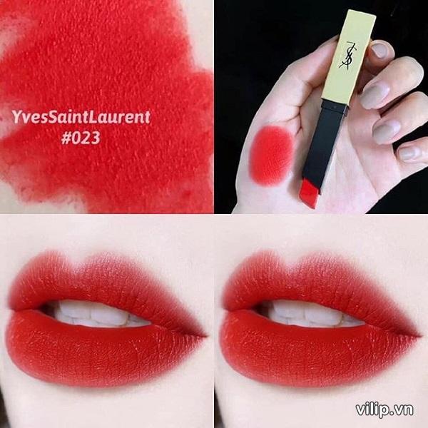 Son YSL Rouge Pur Couture The Slim Matte Lipstick Vivalust.vn 3