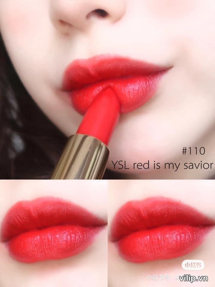 Son Ysl Rouge Volupte Shine Collector I Love You Red Is My Savior 110 (bản Giới Hạn) 33