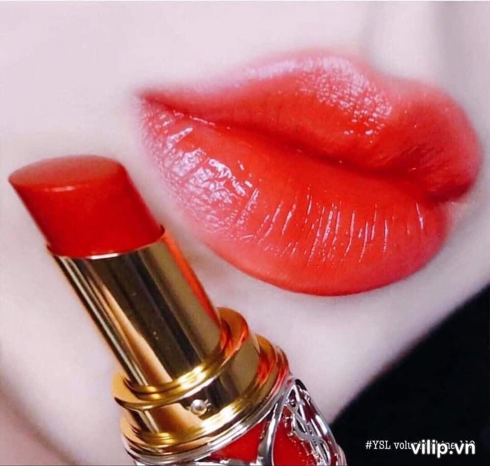 Son Ysl Rouge Volupte Shine Collector I Love You Red Is My Savior 110 (bản Giới Hạn) 34