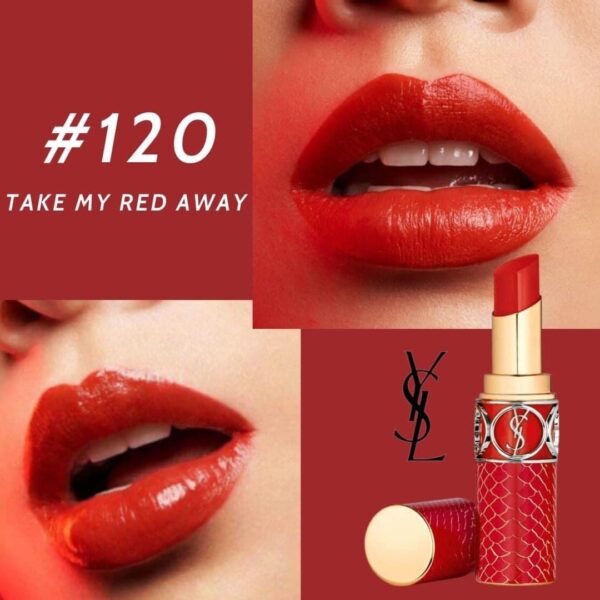 Son Ysl Rouge Volupte Shine Collector Take My Red Away 120