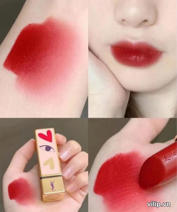ysl rouge pur couture i love you dial red 114 4