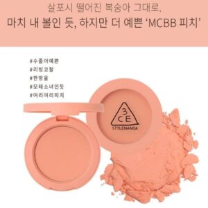 Phấn Má Hồng 3CE Mood Recipe Face Blusher Peach Splash - Màu Cam Đào