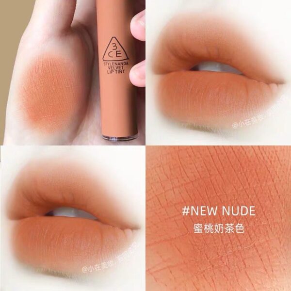 Son 3CE Velvet Lip Tint New Nude - Màu Cam Nude