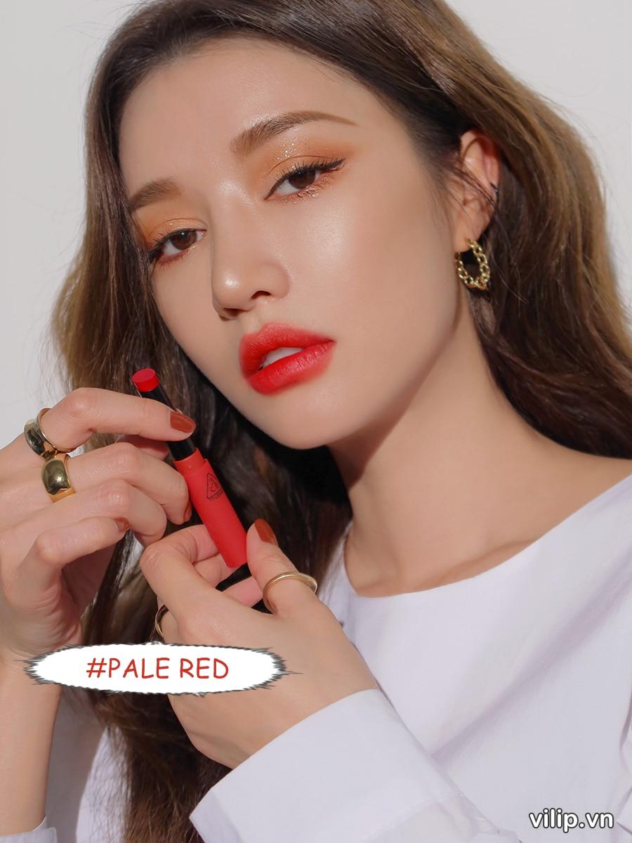 Son 3CE Slim Velvet Lip Color Pale Red Mau Do Cam Hong 2