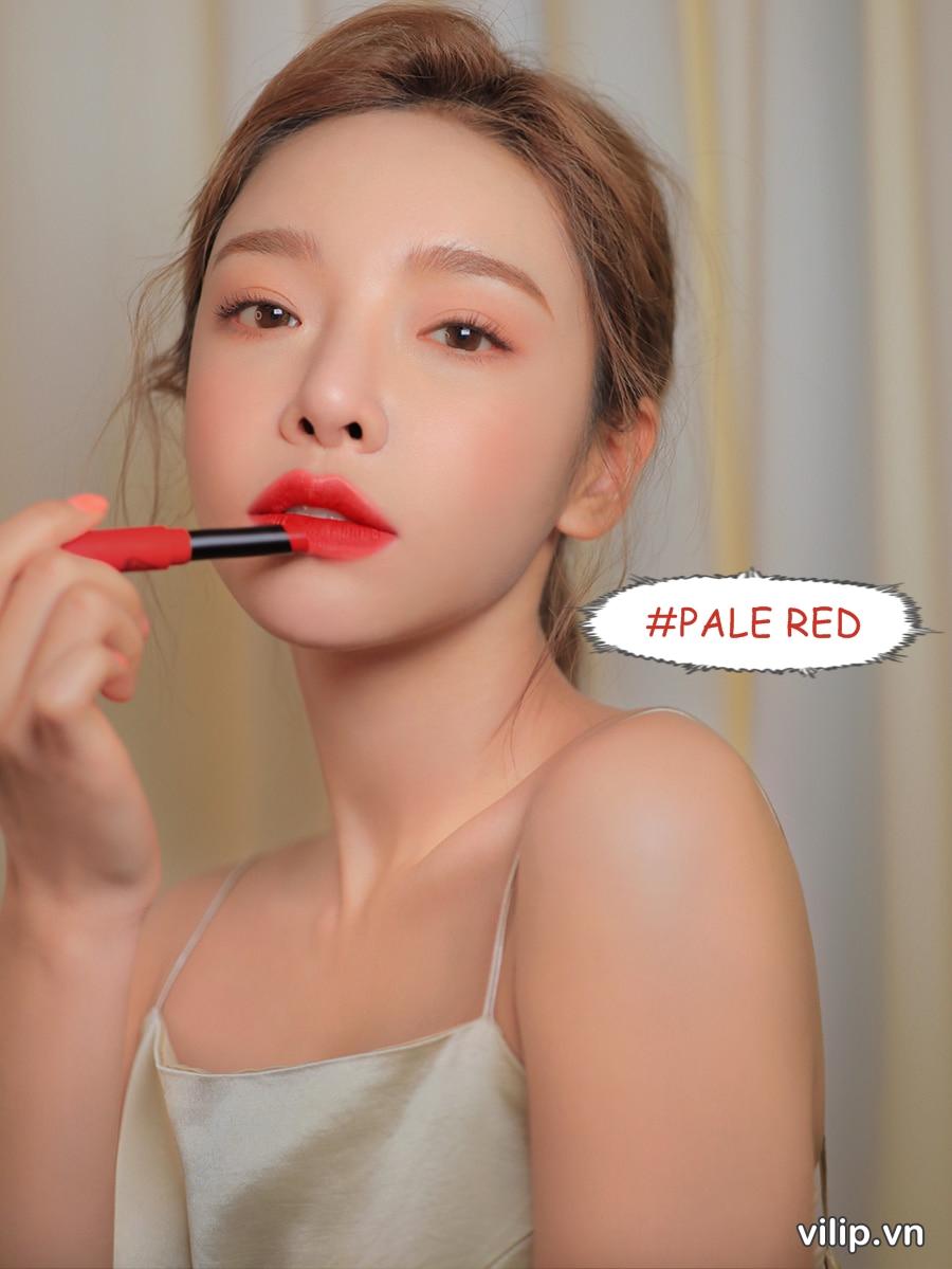 Son 3CE Slim Velvet Lip Color Pale Red Mau Do Cam Hong 4