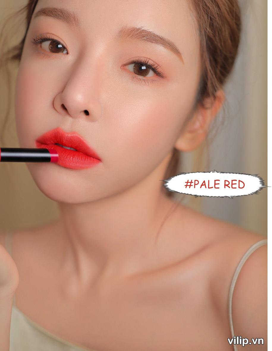 Son 3CE Slim Velvet Lip Color Pale Red Mau Do Cam Hong 5