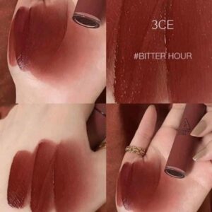 Son 3CE Velvet Lip Tint Bitter Hour - Màu Đỏ Nâu Đất