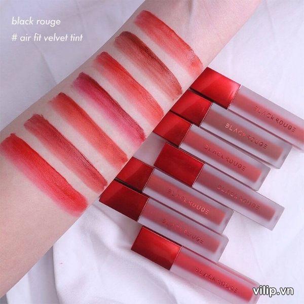 Son Black Rouge Air Fit Velvet Tint Ver 1 A02 Dry Rose - Màu Đỏ Cánh Hồng Khô