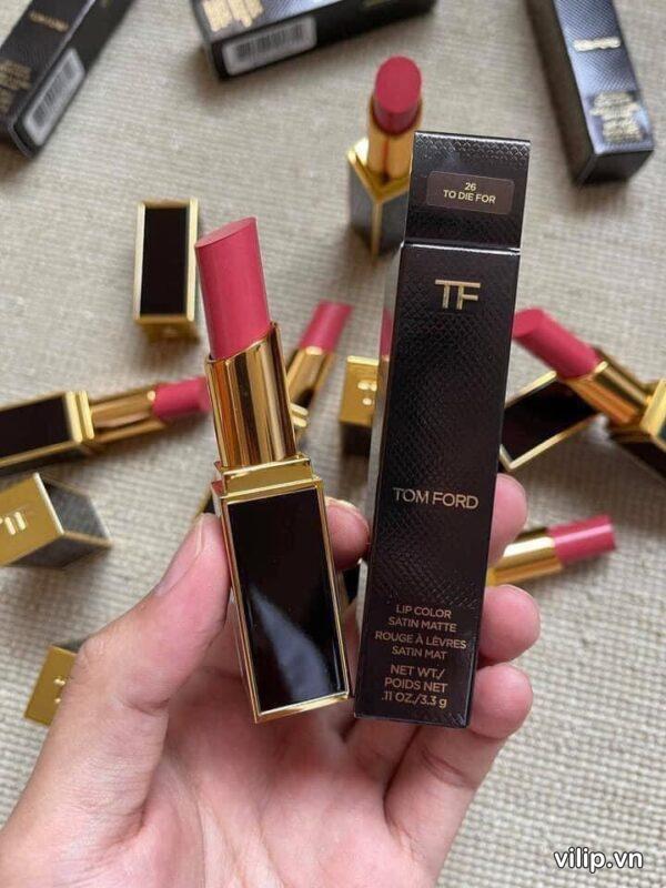 Son Tom Ford Lip Color Satin Matte 26 To Die For – Mau Hong Dat Baby 16