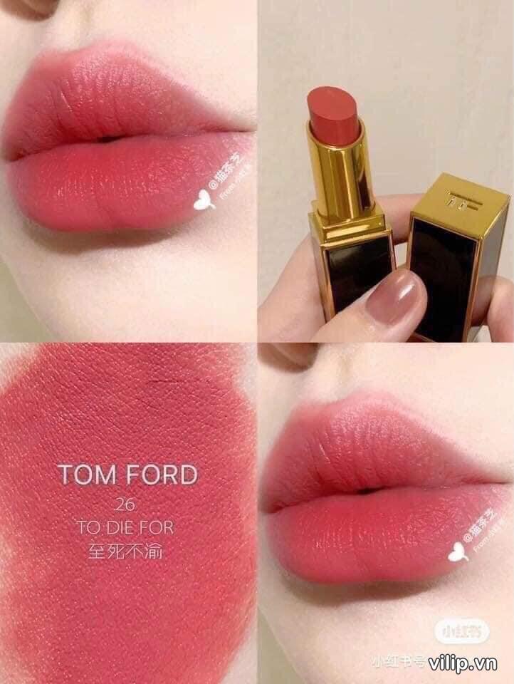 Son Tom Ford Lip Color Satin Matte 26 To Die For – Mau Hong Dat Baby 17