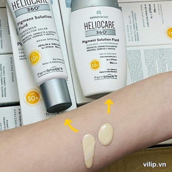 Kem Chống Nắng Heliocare 360º Pigment Solution Fluid SPF50+ Ultraligero New (50ml)